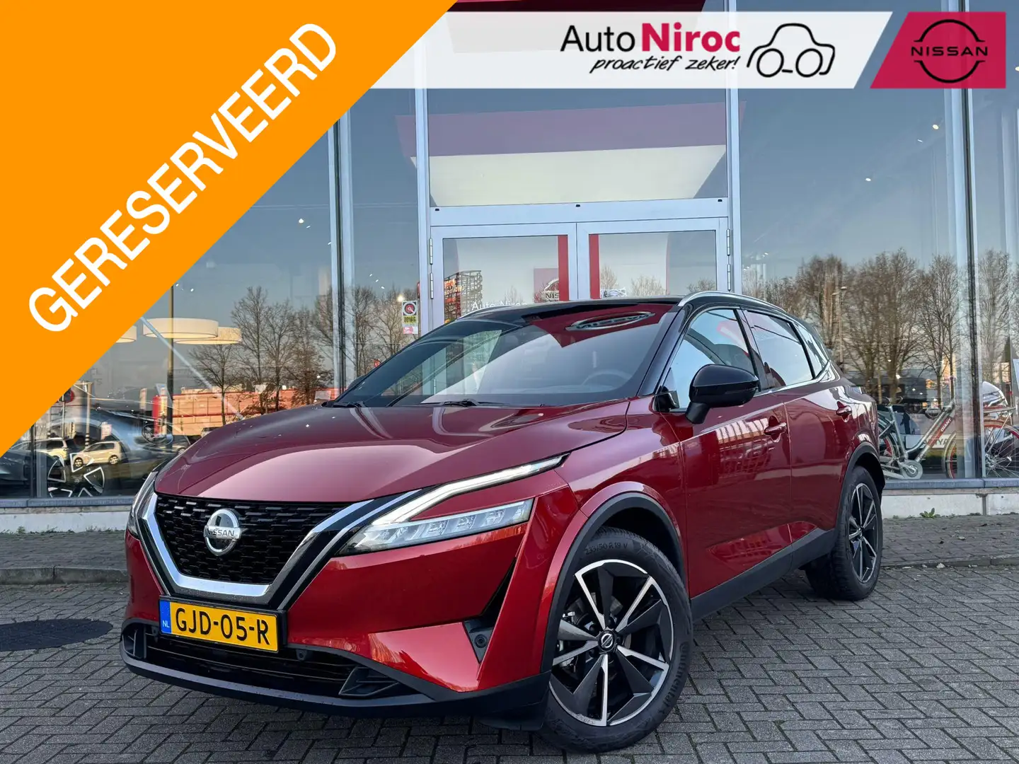 Nissan Qashqai 1.3 MHEV Tekna | PANORAMADAK | NAVIGATIE | CAMERA Rot - 1
