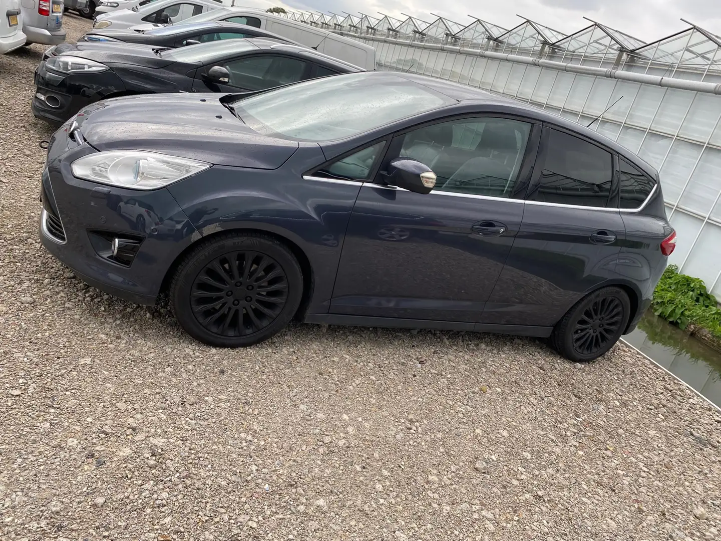 Ford C-Max 2013 * 1.6 EcoBoost Titanium * ELEC. RAMEN * AIRCO Gris - 2