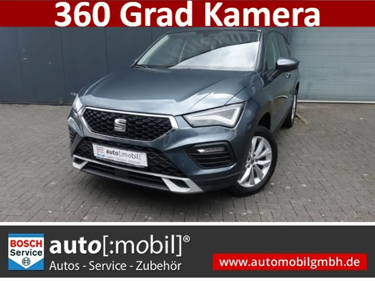 SEAT Ateca 1.5 TSI ACT+STYLE+360 KAMERA+NAVI+RÜCKFAHRKAMERA Grijs - 1