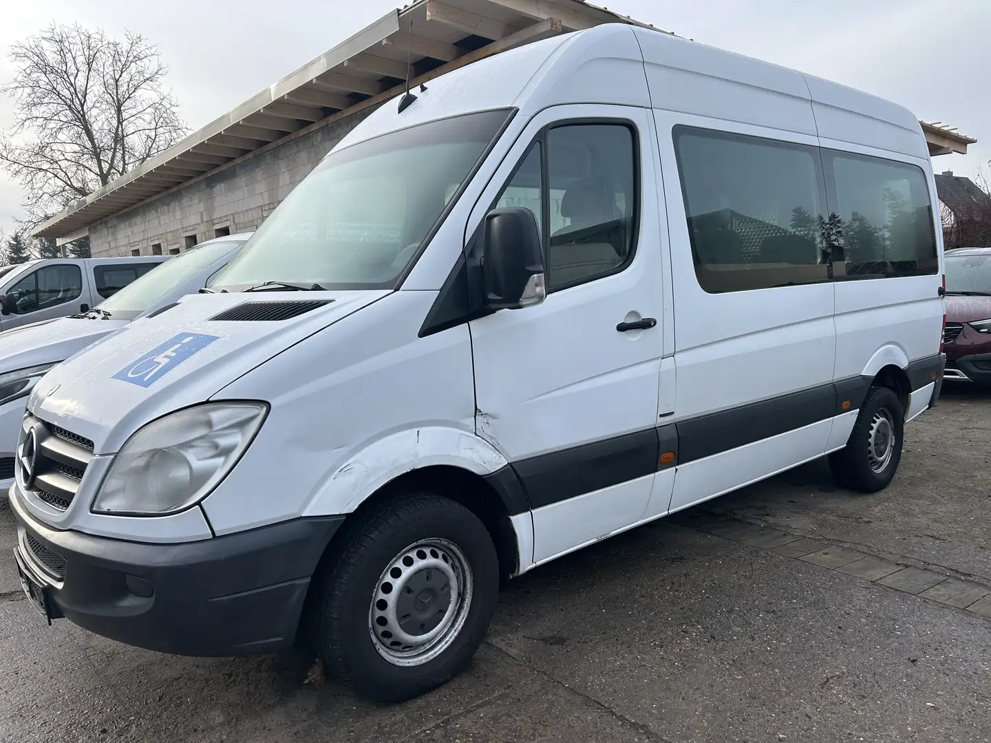 Mercedes-Benz Sprinter 313 CDI Sprinter*7-Sitze*2xKlima*Rampe* Weiß - 1