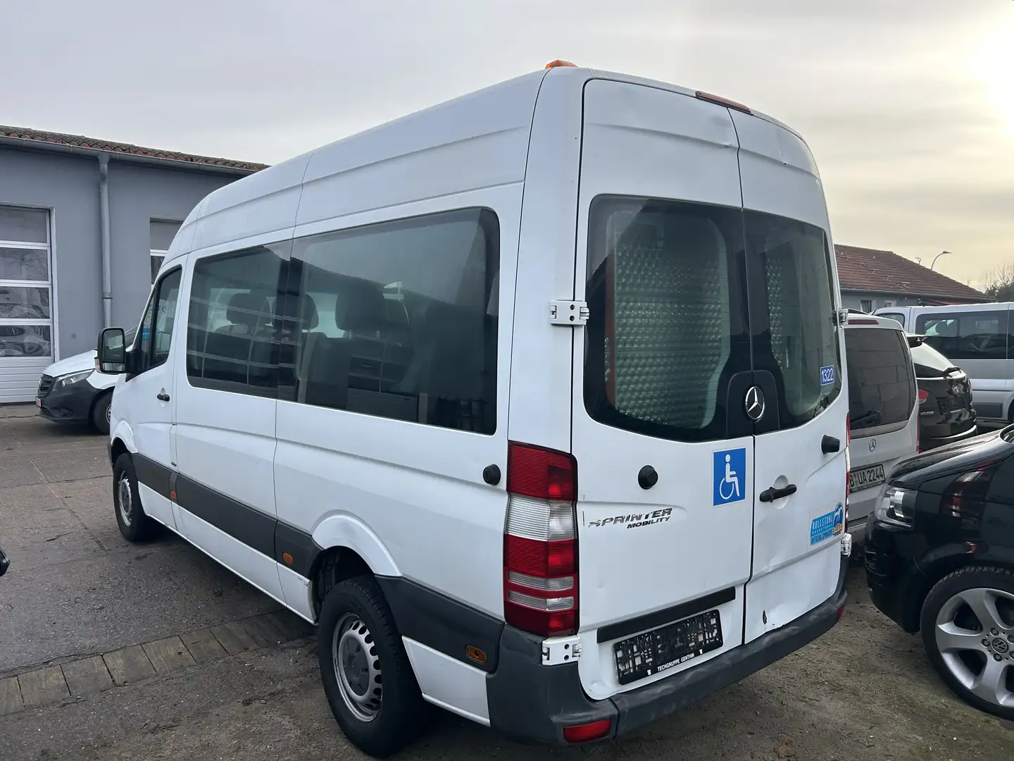 Mercedes-Benz Sprinter 313 CDI Sprinter*7-Sitze*2xKlima*Rampe* Weiß - 2