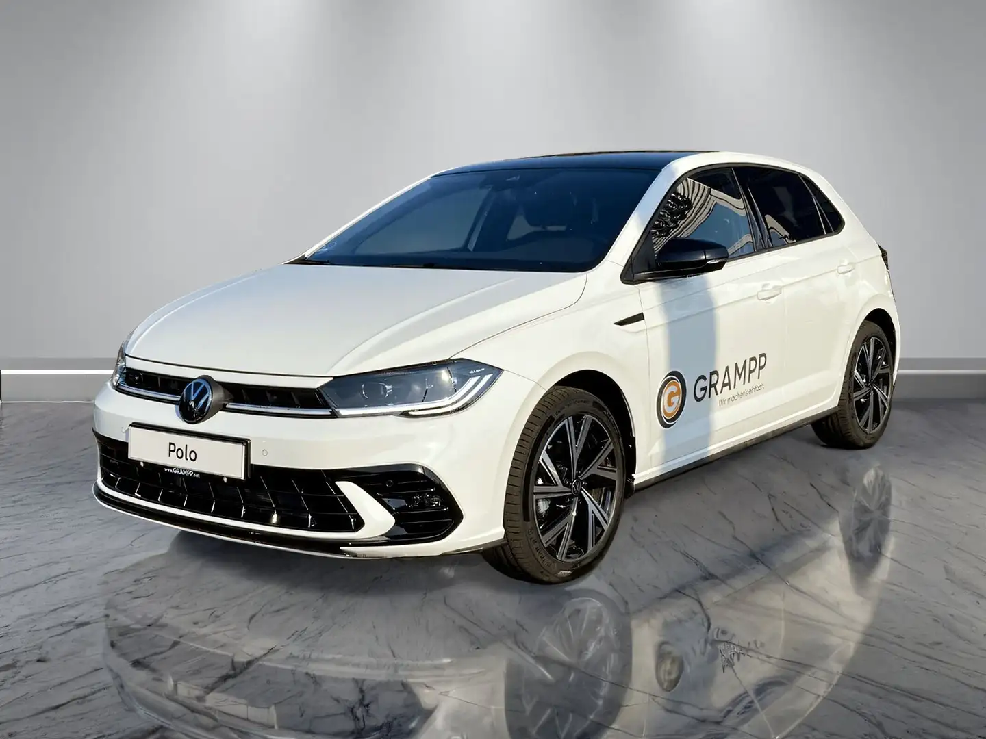 Volkswagen Polo R-Line 1,0 l TSI KAMERA+NAVI+KLIMA+IQ.DRIVE Weiß - 2