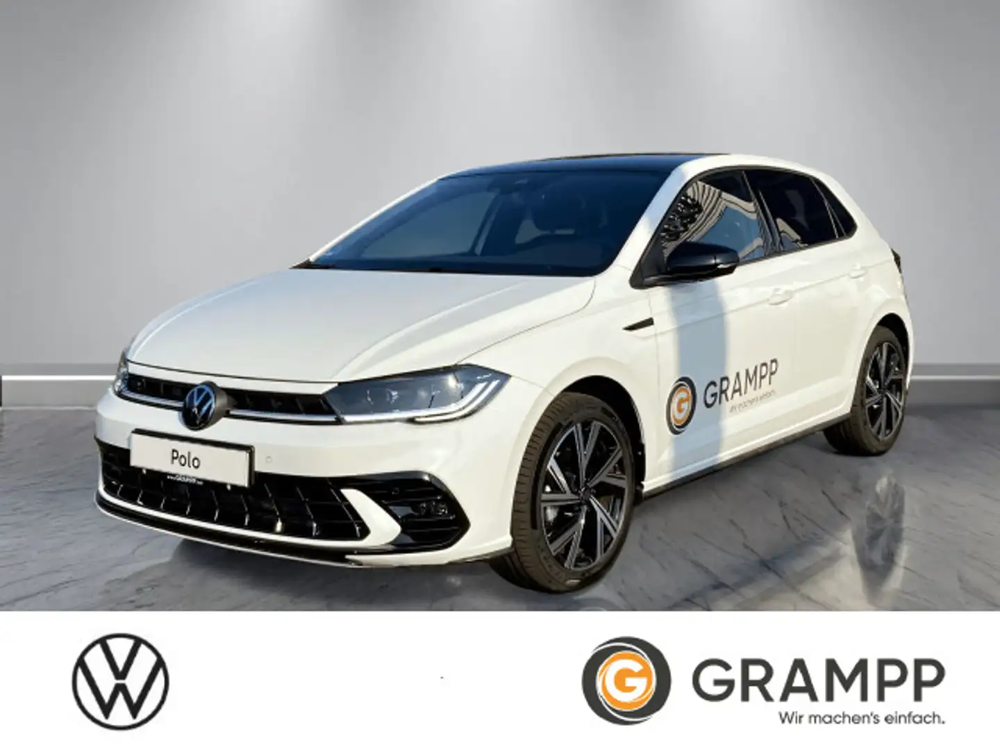 Volkswagen Polo R-Line 1,0 l TSI KAMERA+NAVI+KLIMA+IQ.DRIVE Weiß - 1