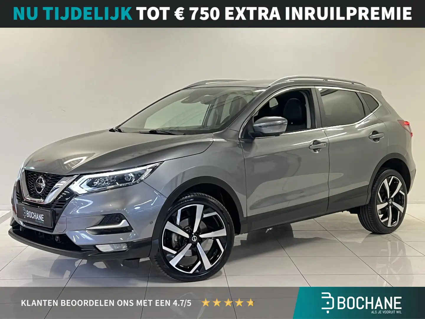Nissan Qashqai 1.3 DIG-T Tekna |  360º Camera | Panoramadak | Nav Grijs - 1