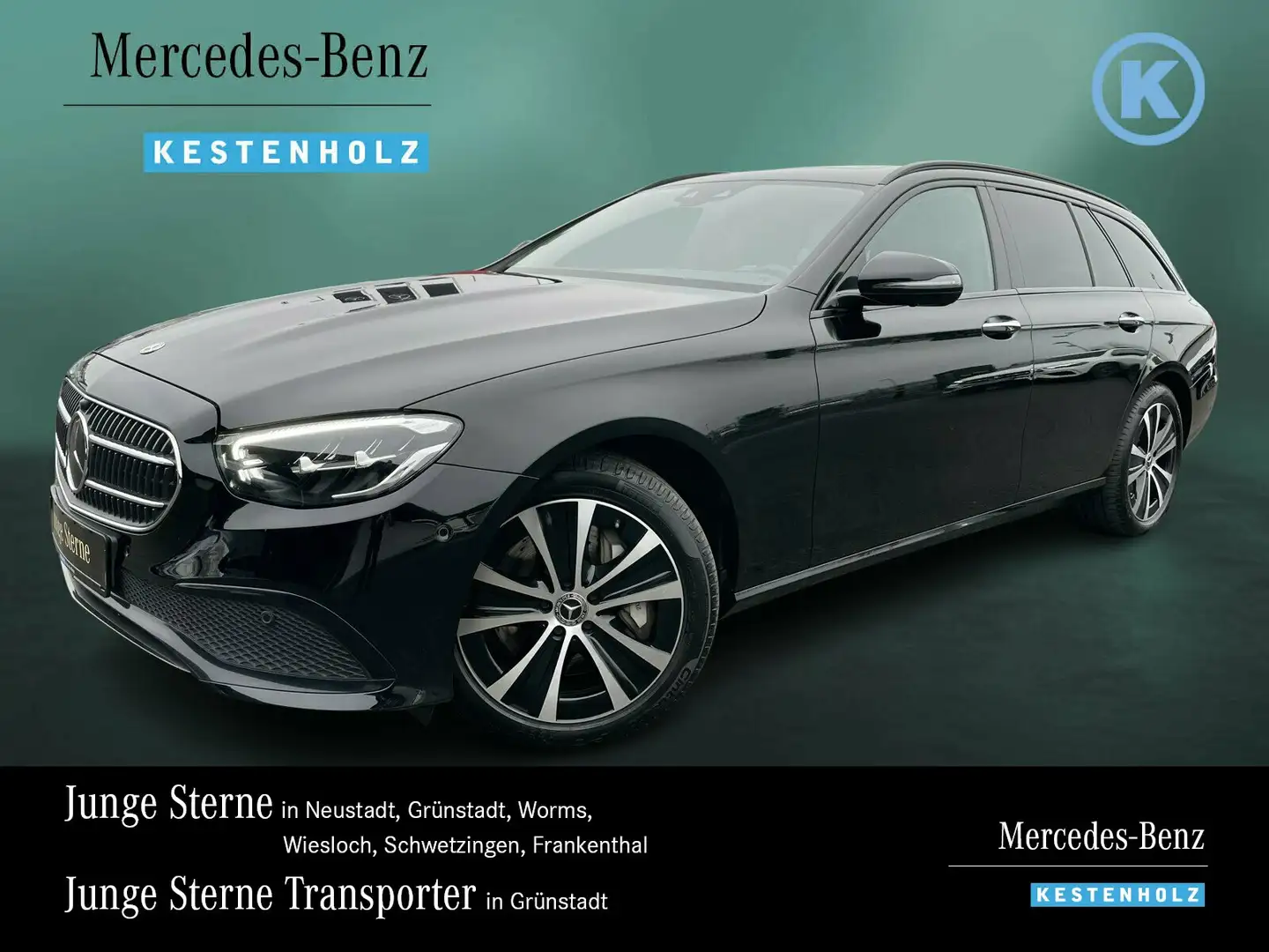 Mercedes-Benz E 300 E 300 de T AVANTGARDE+NIGHT+AHK+DISTRO+SHD+360° Schwarz - 1