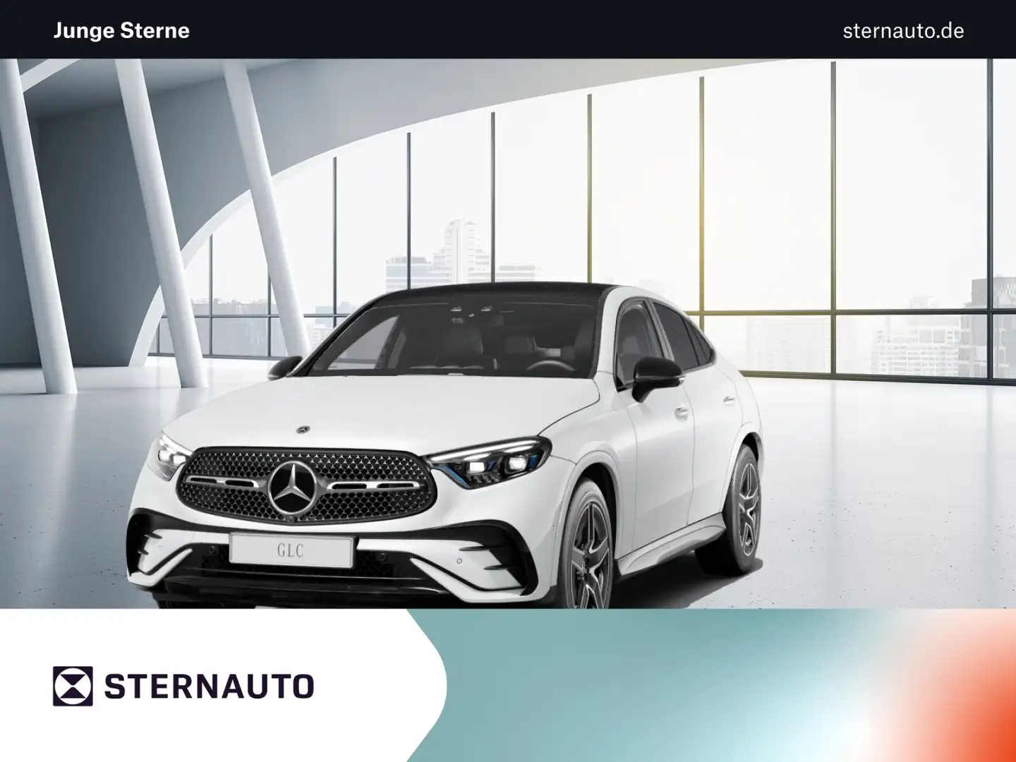 Mercedes-Benz GLC 450 GLC 450 d 4MATIC Coupé  AMG Line Navi/Pano.-Dach Weiß - 1