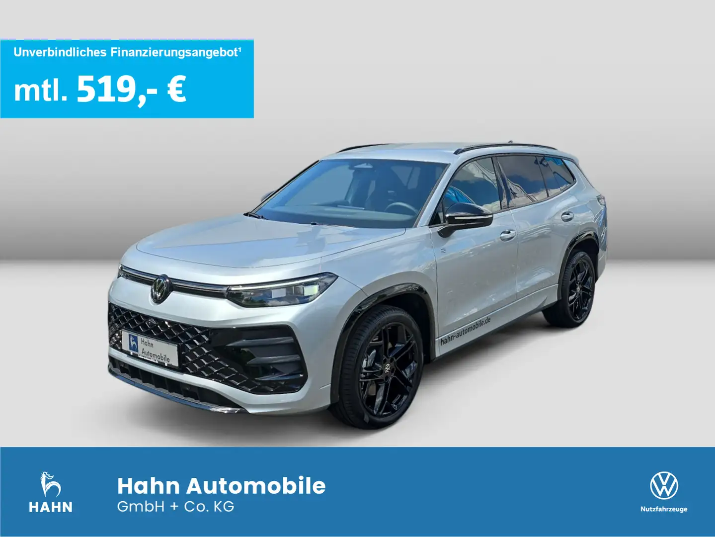 Volkswagen Tayron R-Line 2,0 l TSI 4MOTION 204 PS DSG AHK Argent - 1
