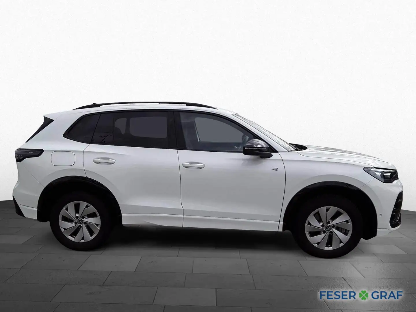 Volkswagen Tiguan 2.0 TDI DSG R-LINE AHK PANO HUD MATRIX Weiß - 2