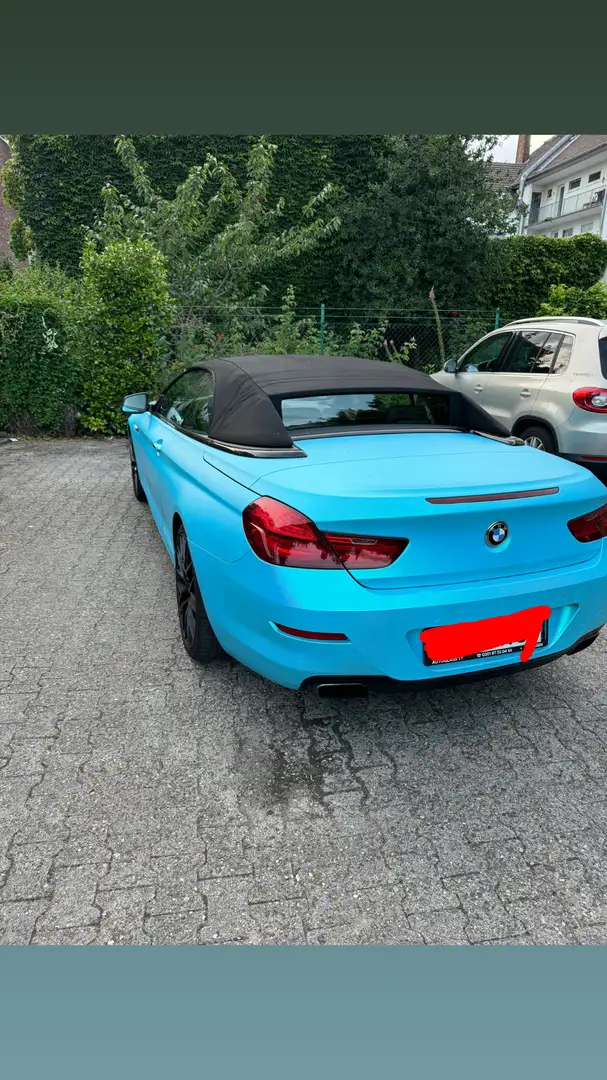 BMW 650 BMW 650i Cabrio (2010, 408 PS) Blauw - 1