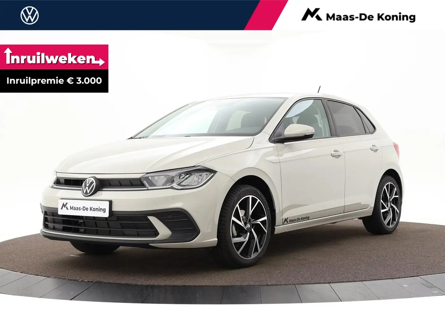 Volkswagen Polo 1.0 TSI Life Edition | Multimedia pakket | Apple C Grijs - 1