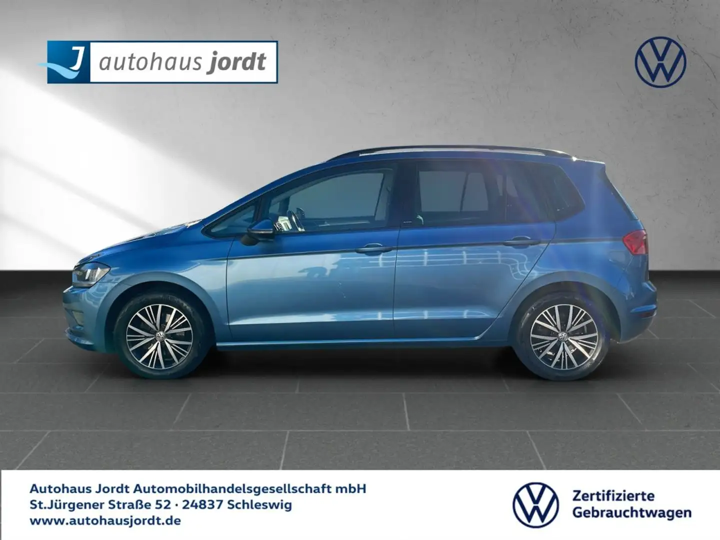Volkswagen Golf Sportsvan 2.0 TDI DPF Allstar 6-Gang AHK Navi Blau - 2
