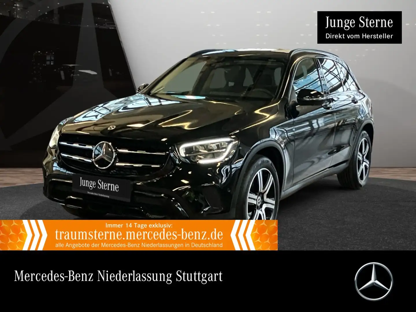 Mercedes-Benz GLC 300 e 4M NIGHT+360+LED+KEYLESS+9G Schwarz - 1