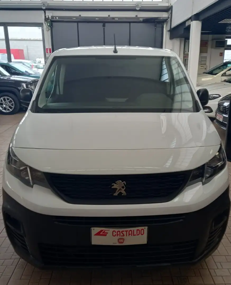 Peugeot Partner BlueHDi 100 cv 3 POSTI Bianco - 1