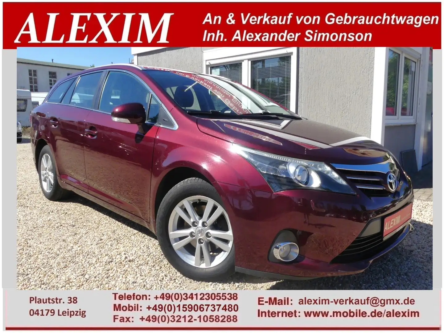 Toyota Avensis Kombi/Xenon/Navi/SHZ/Kamera Rosso - 1