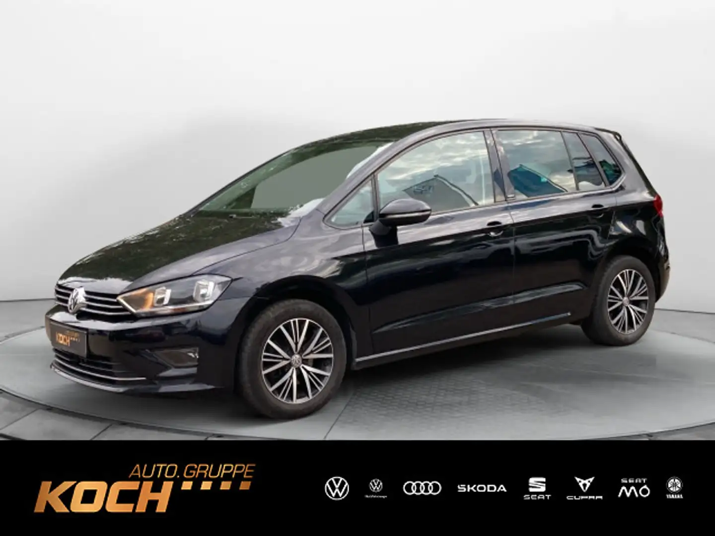 Volkswagen Golf Sportsvan 1.6TDI Allstar DSG Navi AHK Noir - 1