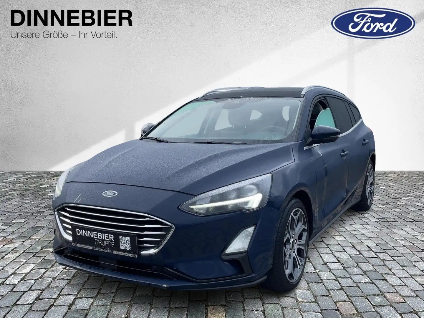 Ford Focus Titanium+Standhz+ACC+LED+PANO+TWA+Cam+Navi Bleu - 2