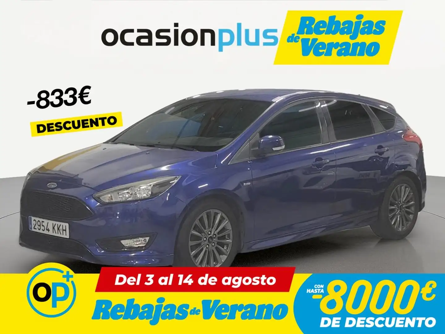 Ford Focus 1.0 Ecoboost Auto-S&S ST-Line 125 Azul - 1