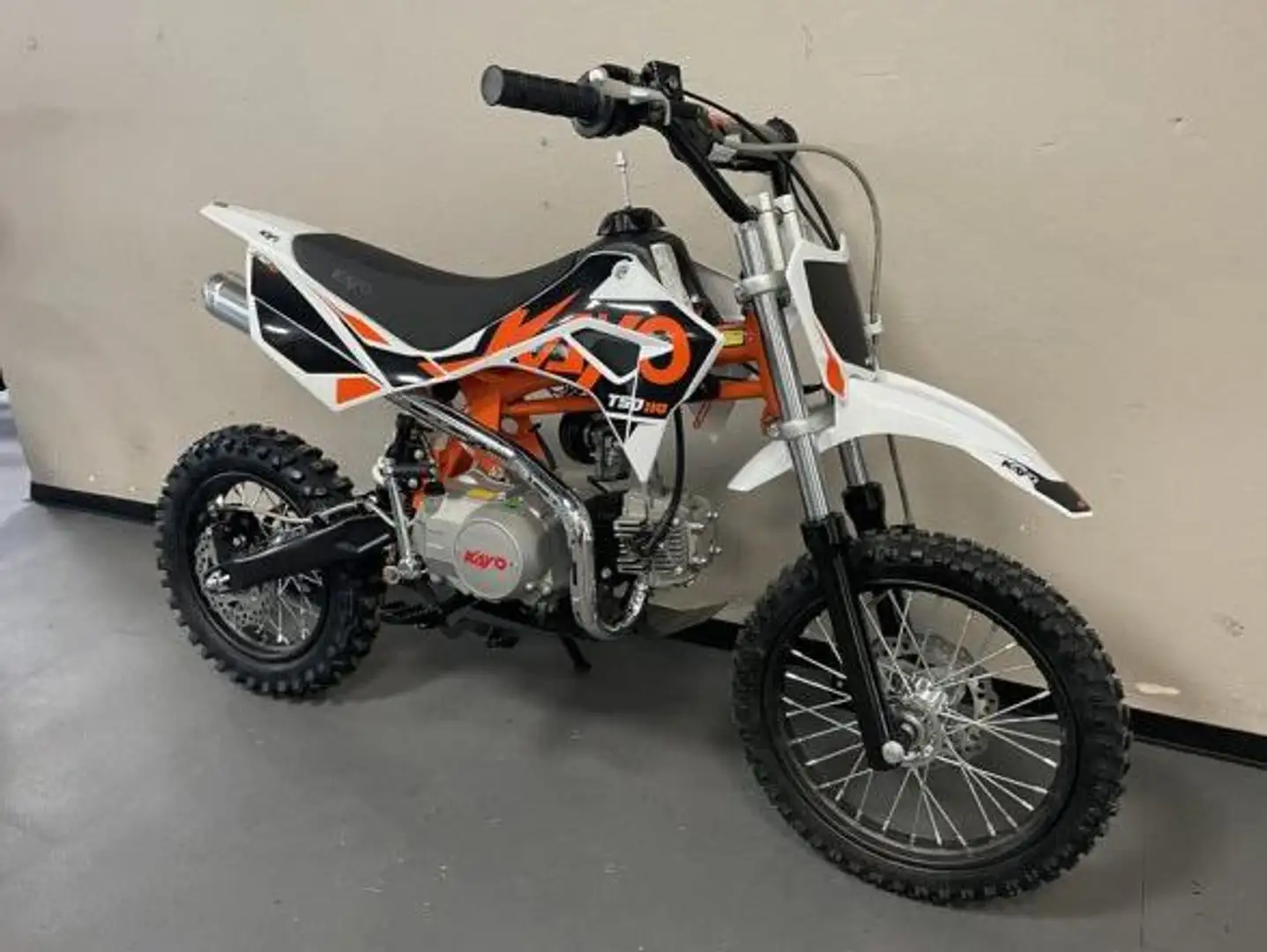 Kayo Dirtbike TSD 110ccm 4 Takt mit 12/14 Bereifung Orange - 2