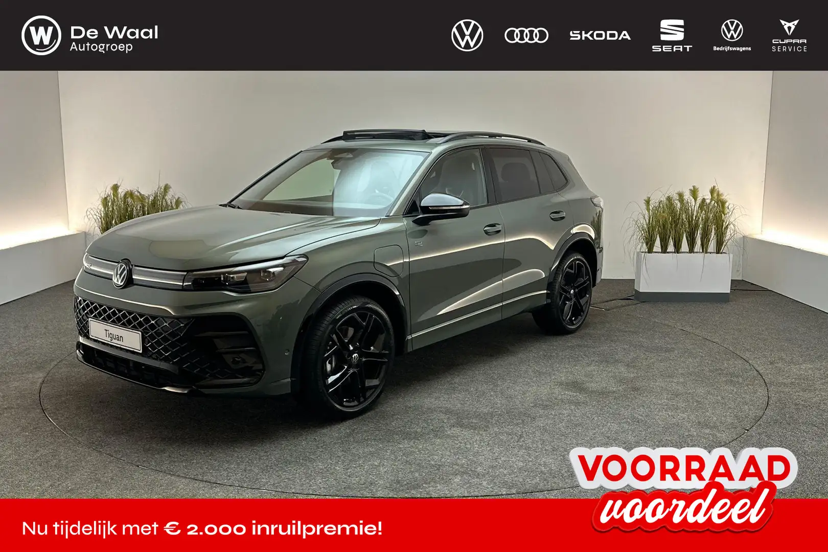 Volkswagen Tiguan R-Line-Edition 1.5 DSG eHybrid Зелений - 1