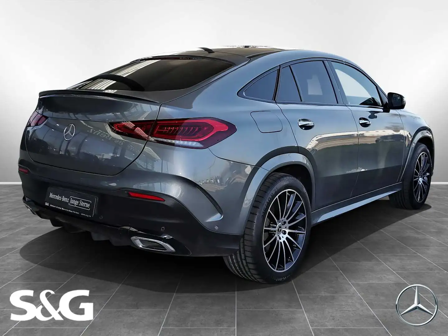 Mercedes-Benz GLE 350 e 4M Coupe AMG DISTRONIC+PANORAMA+MEMORY Сірий - 2