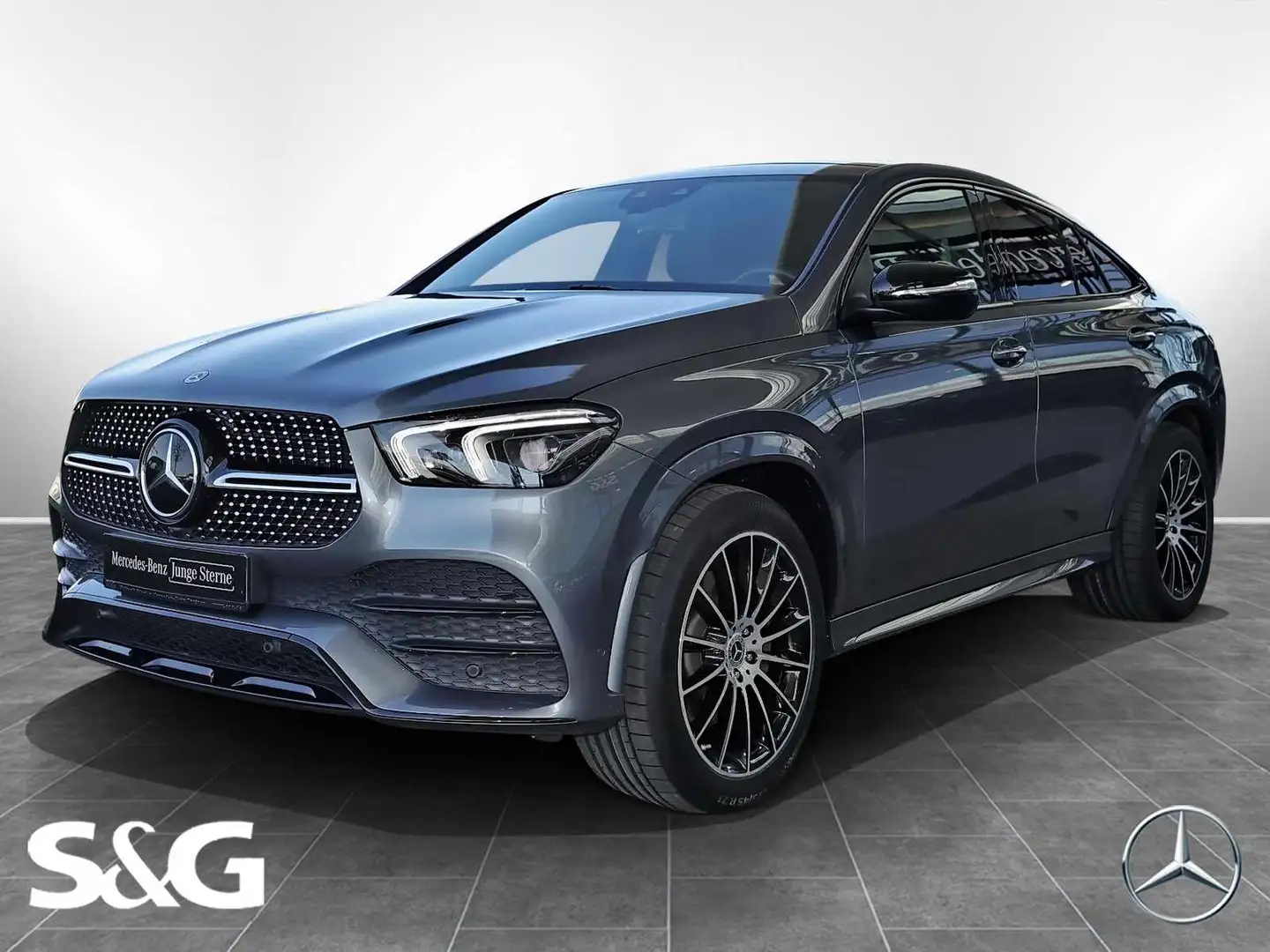 Mercedes-Benz GLE 350 e 4M Coupe AMG DISTRONIC+PANORAMA+MEMORY Gris - 1