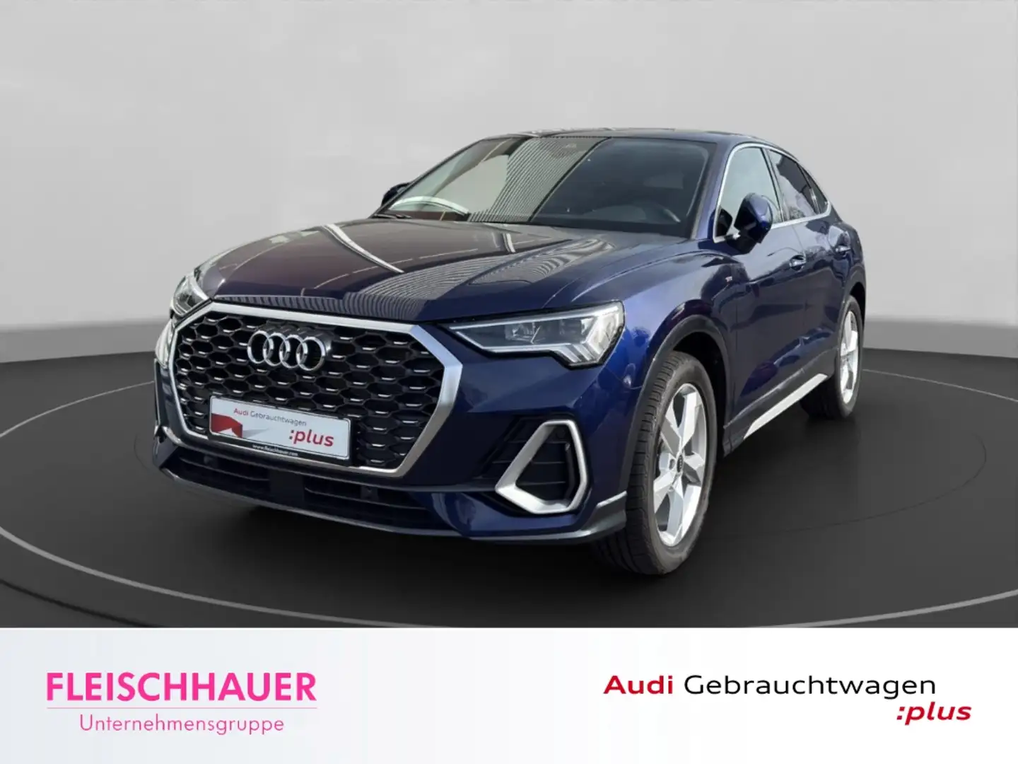 Audi Q3 Sportback 35 TFSI S LINE AHK+NAVI+DC+LED+19'' Blau - 1