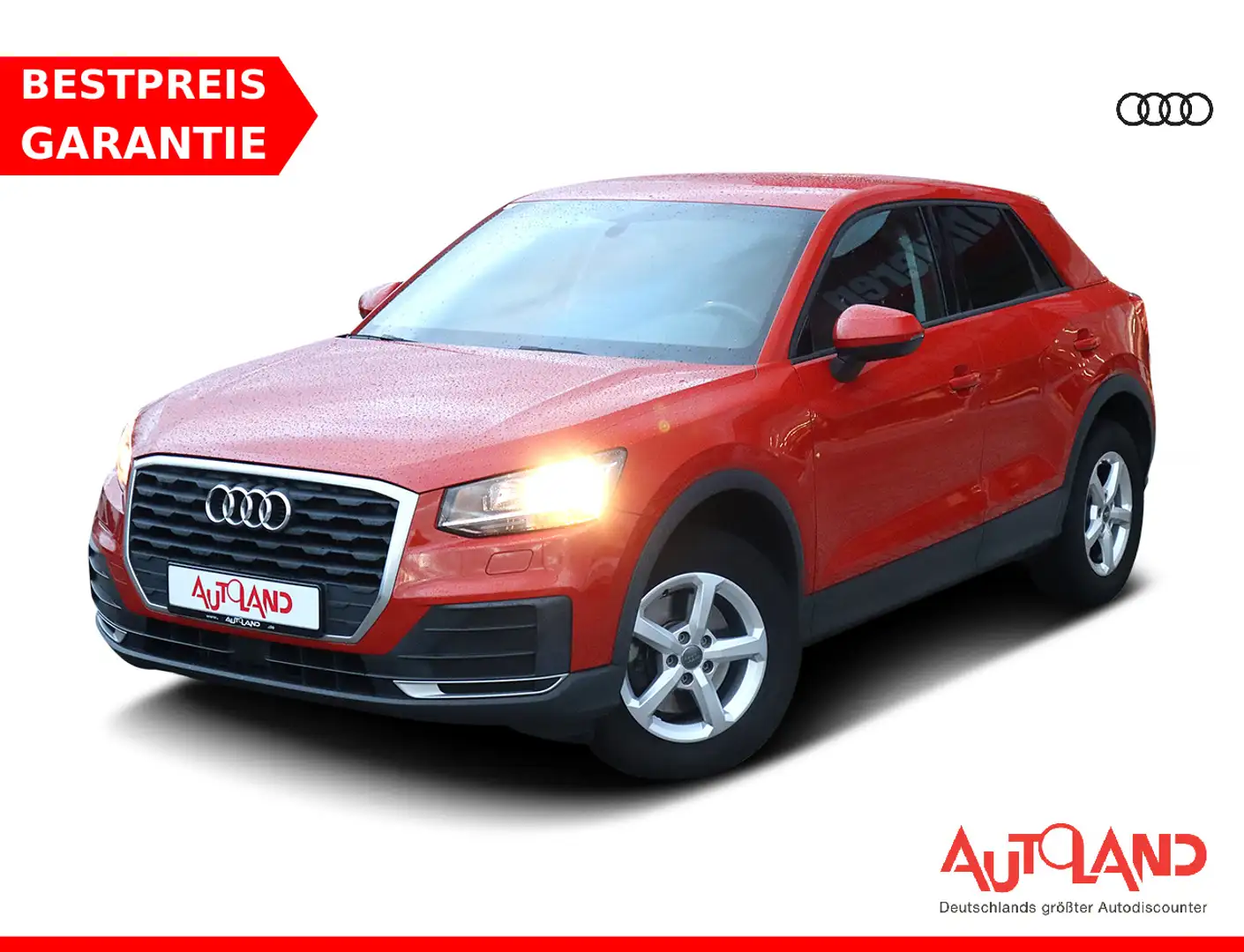 Audi Q2 1.0 TFSI AHK NAVI SHZ TMP Orange - 1