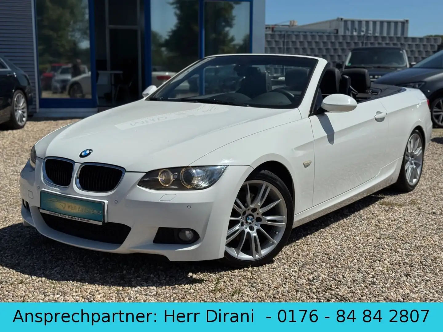 BMW 320 d Cabrio M Paket  *Navi*Xenon*KeylessGO Weiß - 2