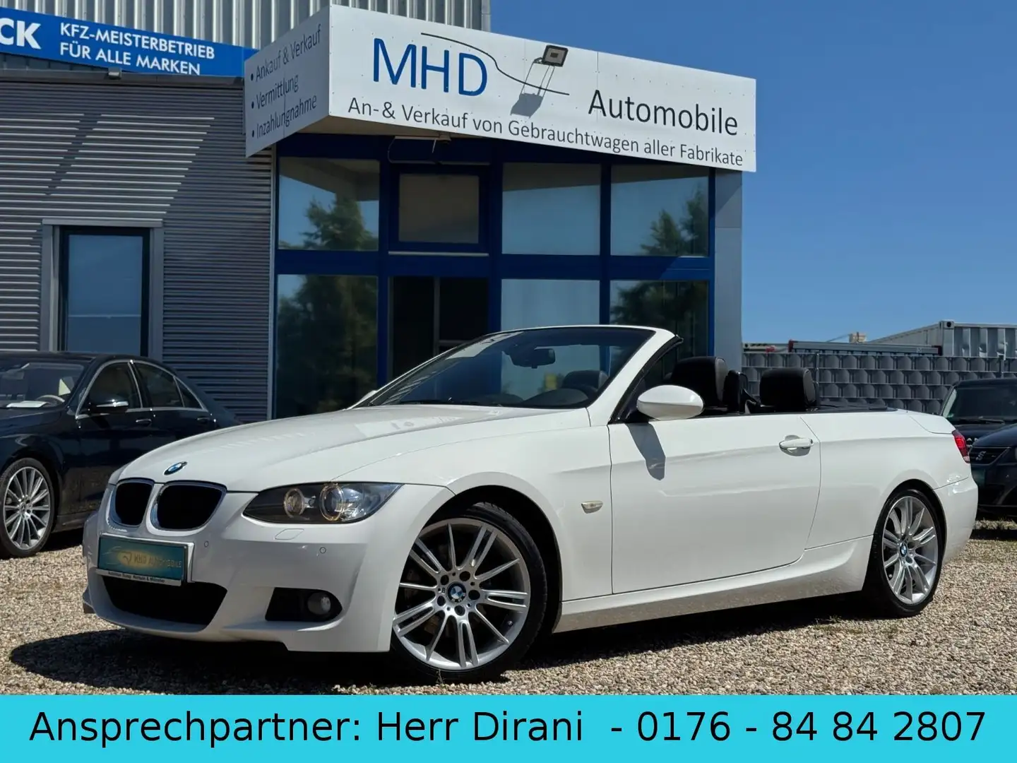 BMW 320 d Cabrio M Paket  *Navi*Xenon*KeylessGO Weiß - 1