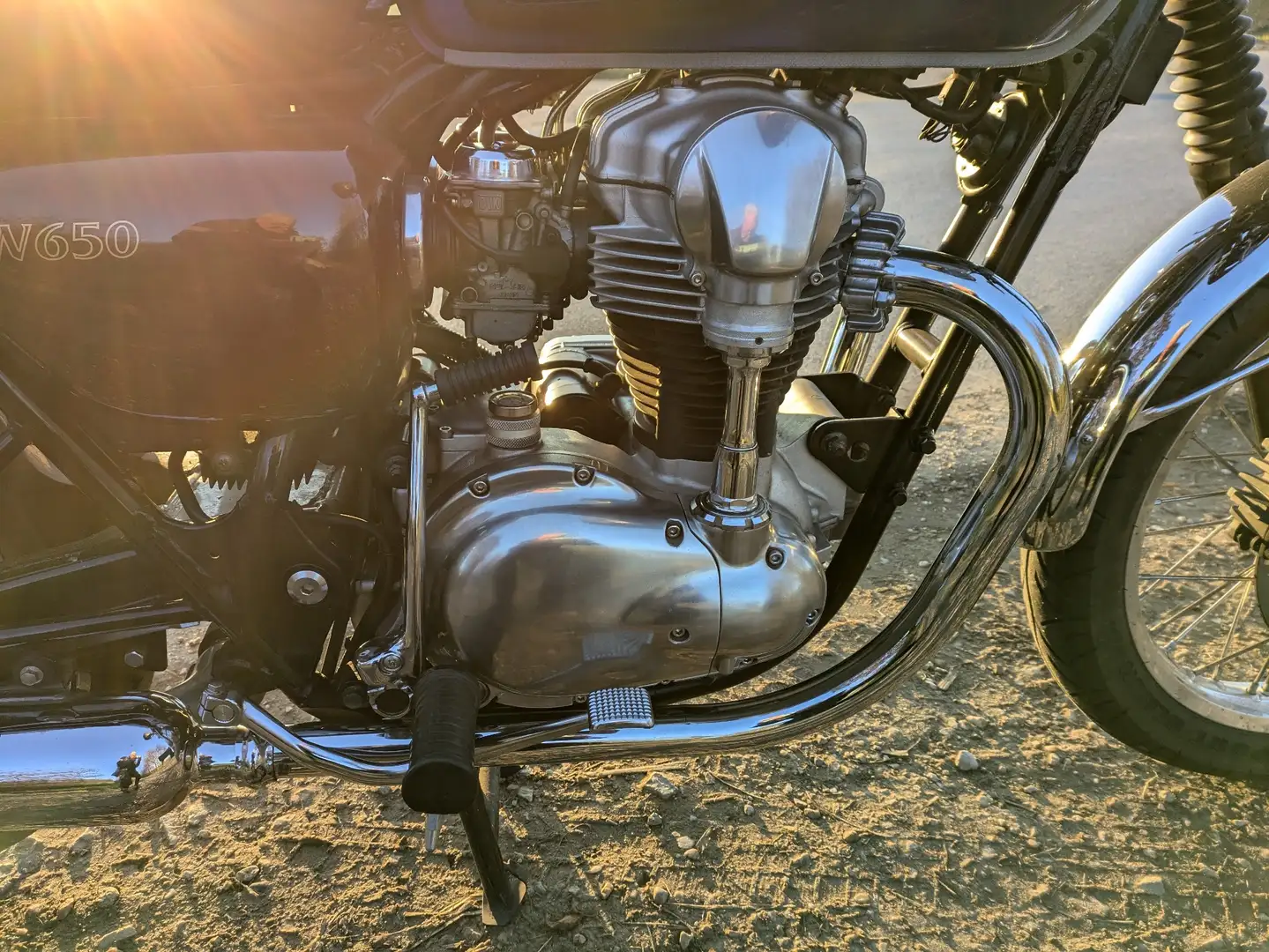 Kawasaki W 650 § neu, Originalzustand 48 PS, Mopf Синій - 2