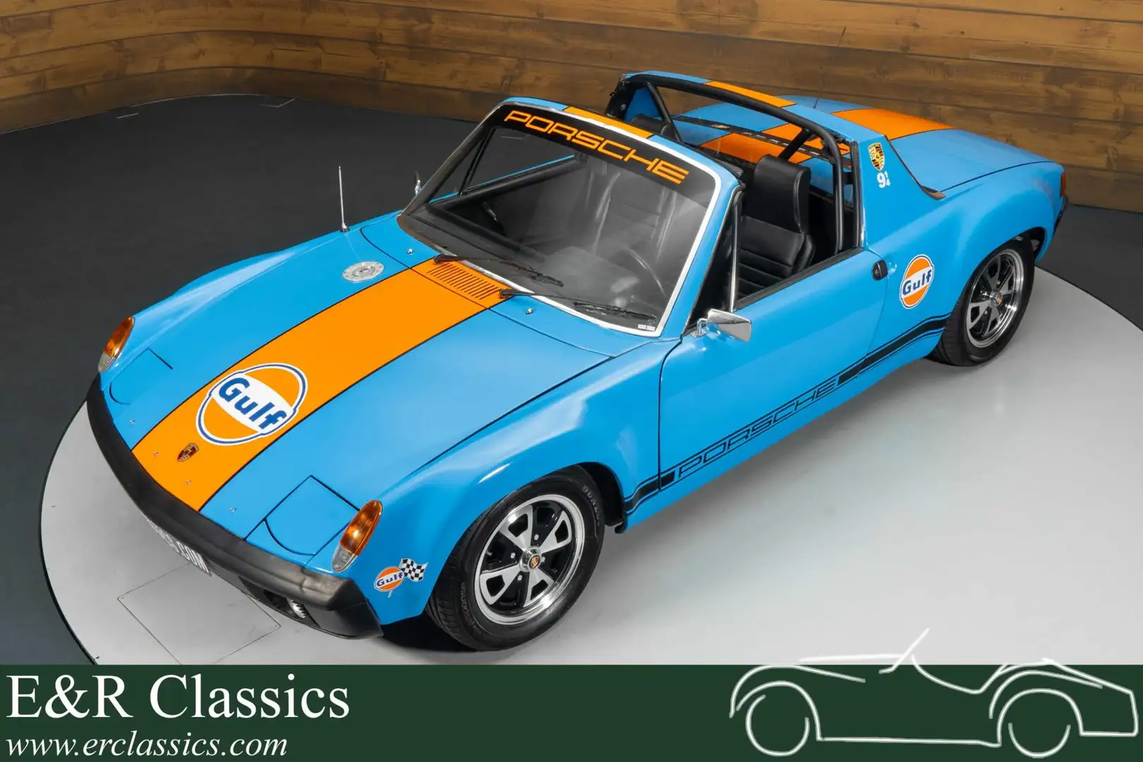 Porsche 914 | Gerestaureerd | Gulf Look | 1972 Blauw - 1
