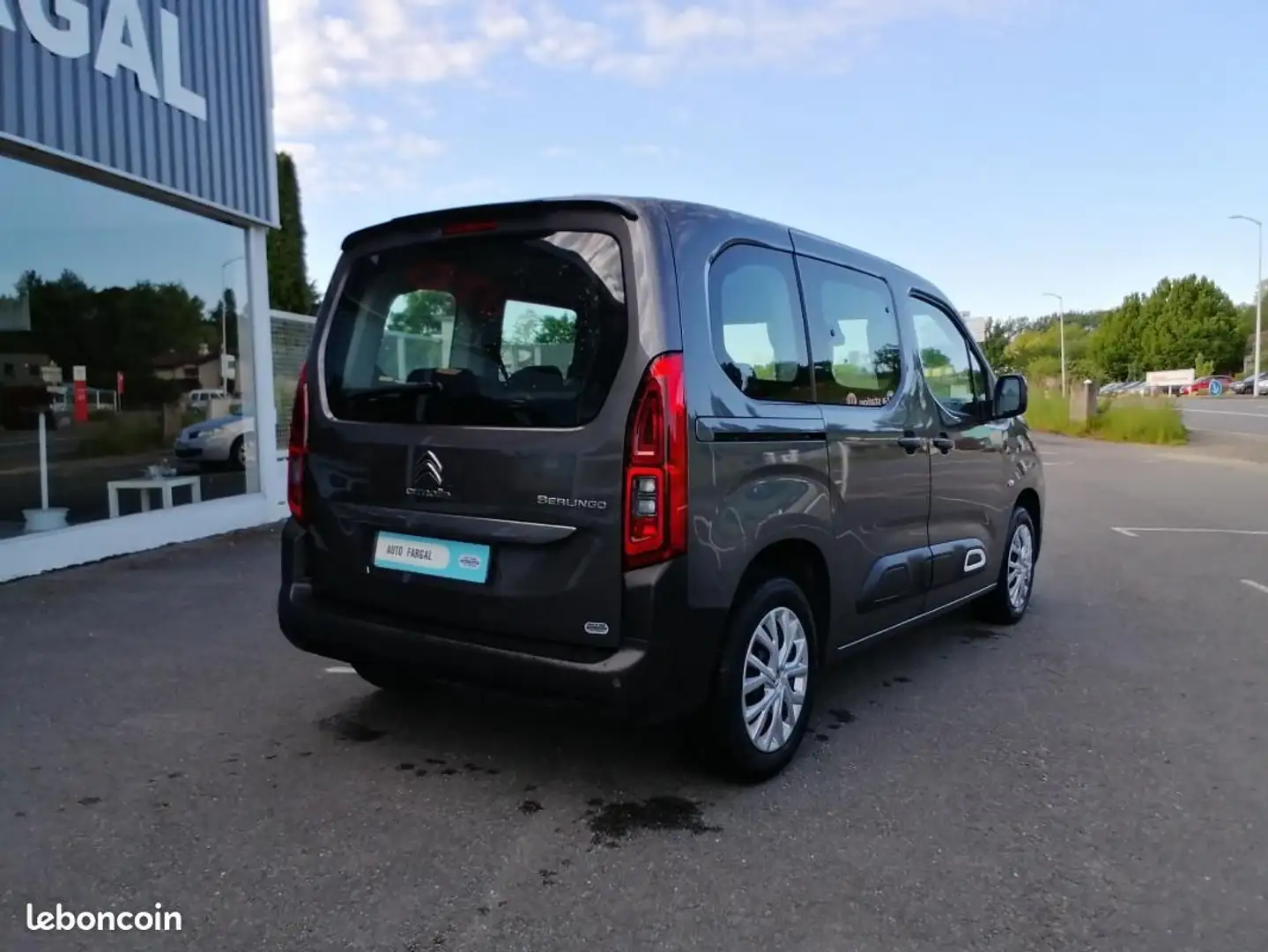 Citroen Berlingo Citroën Taille M BlueHDi 100 S&S BVM6 Feel Gris - 2