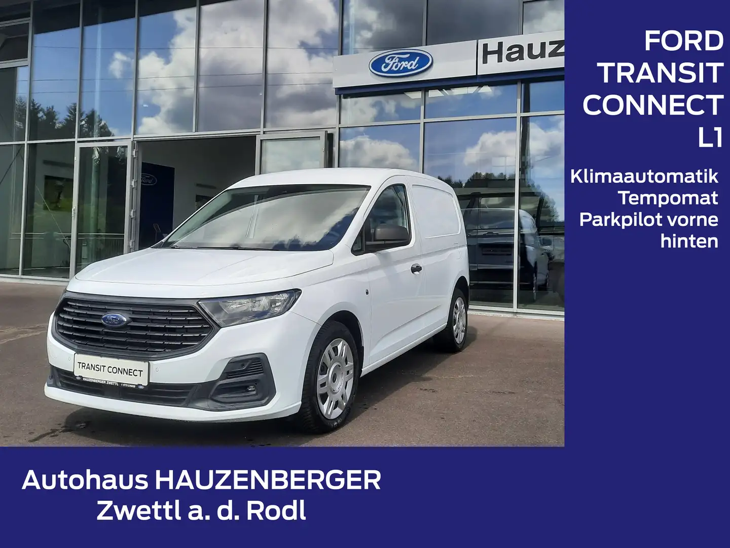 Ford Transit Connect 2,0 EcoBlue L1 Trend Weiß - 1
