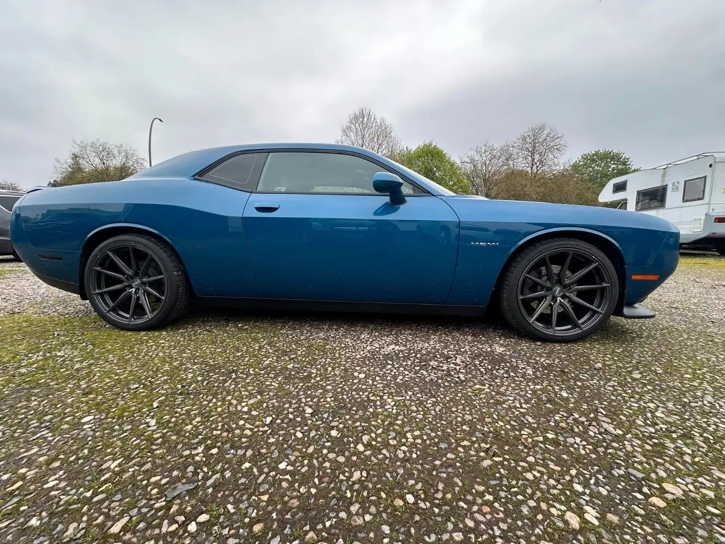 Dodge Challenger RTPlus Vossen 21" 295 Reifen upgrade Blau - 1