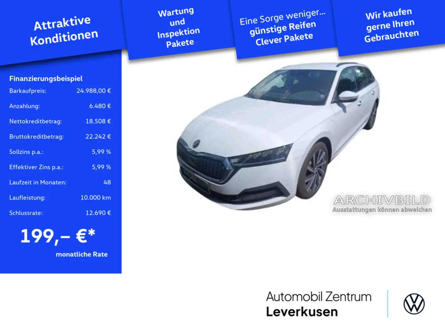 Skoda Octavia LED SHZ VIRT DSG KLIMA Schwarz - 1