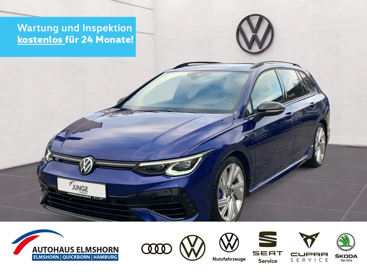 Volkswagen Golf Variant Var. 2.0 TSI 4Motion DSG PANO AHK MATRIX 19" DCC Blau - 1