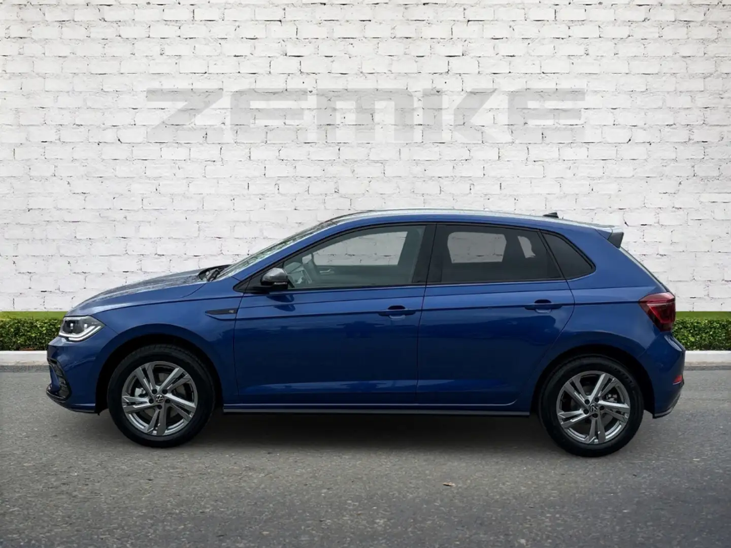 Volkswagen Polo R-Line 1,0 l TSI DSG Sportpaket Navi Digitales Coc Blau - 2