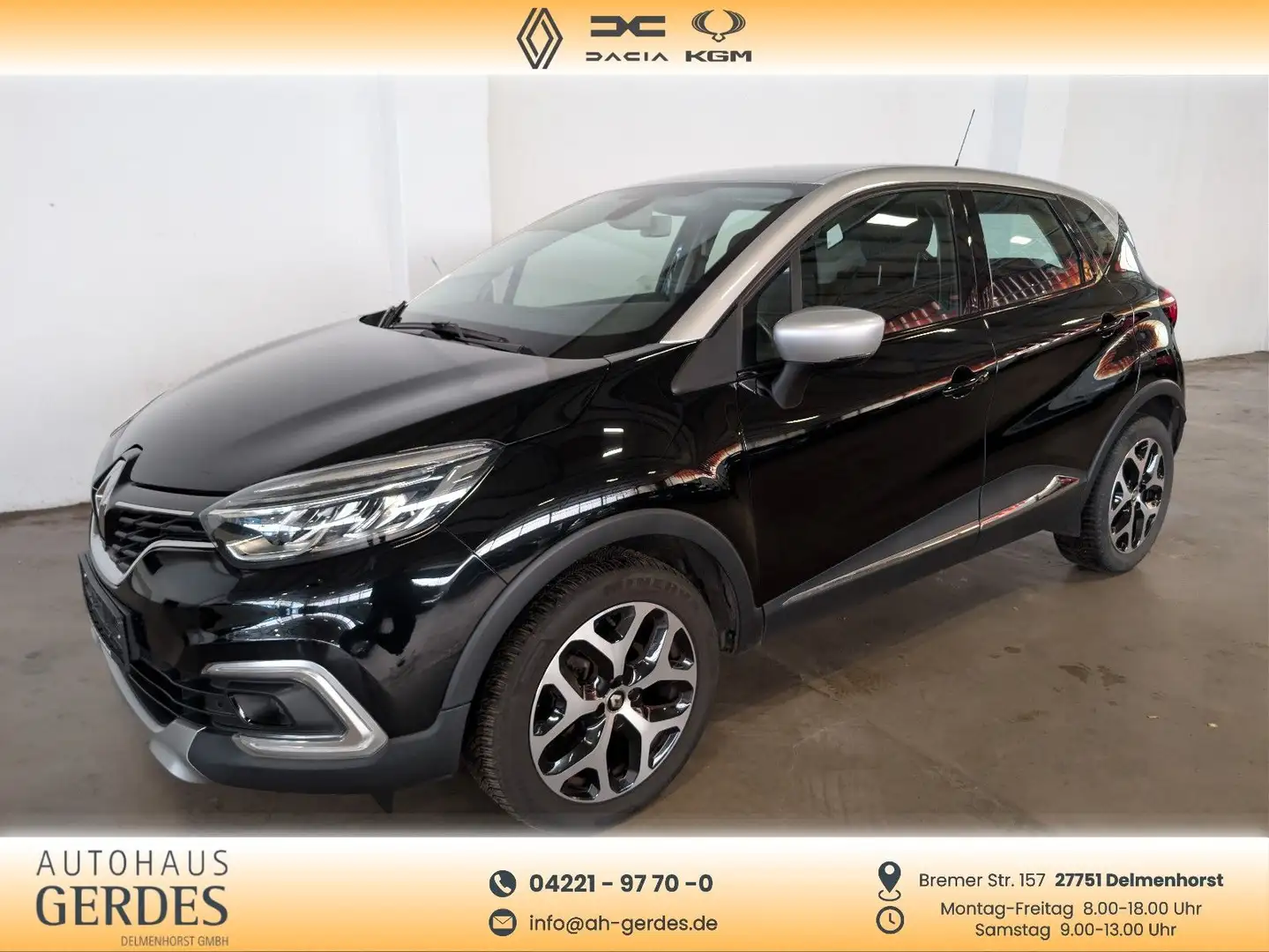 Renault Captur Intens 0.9 TCe 90 Schwarz - 1