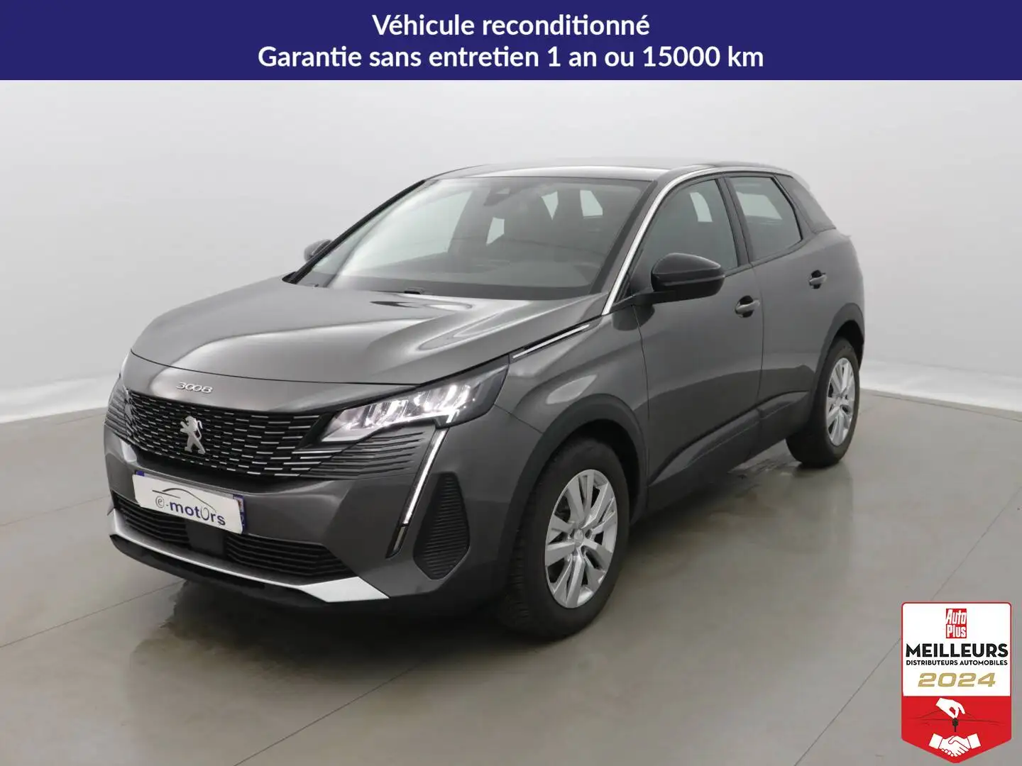 Peugeot 3008 Puretech 130 EAT8 Active Pack Gris - 1