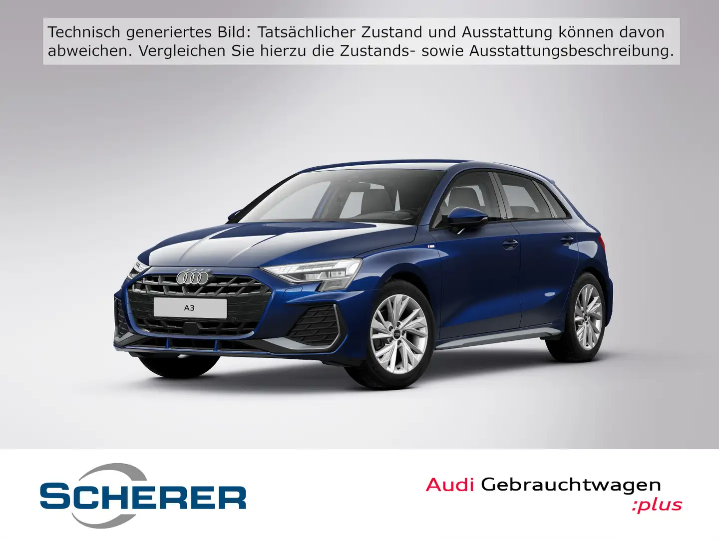 Audi A3 35 TFSI S line S tronic LED NAVI KA Blau - 1