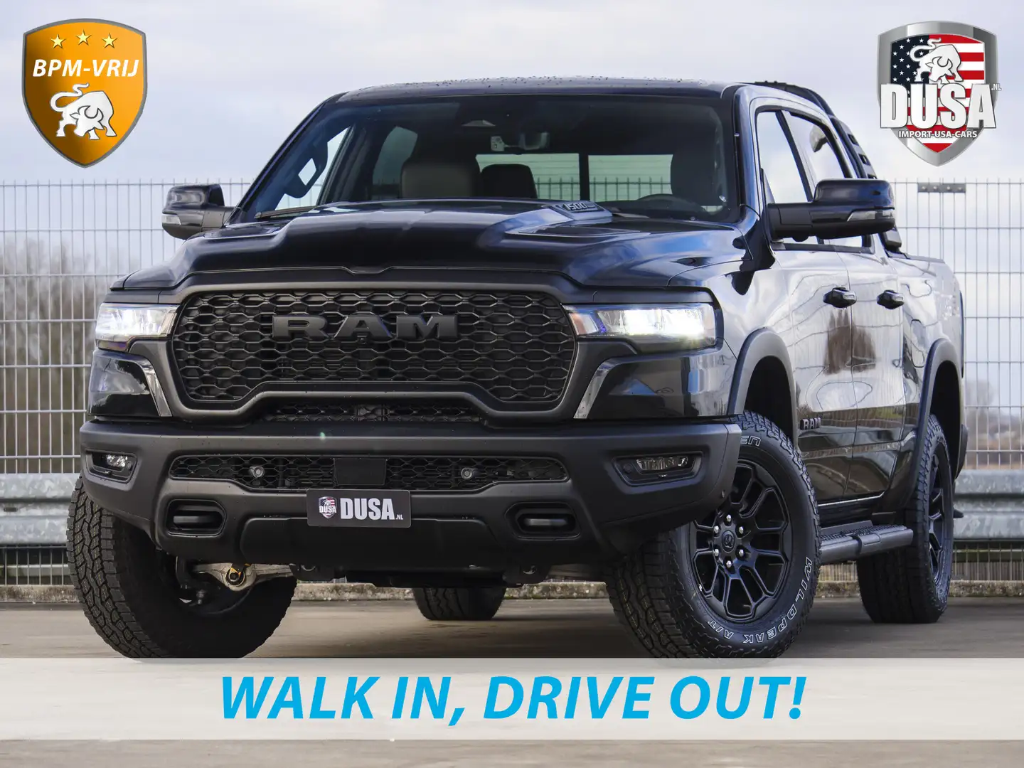 Dodge RAM | 1500 | Rebel | Premium | 4x4 | Crew Cab | 3.0L T Negro - 1