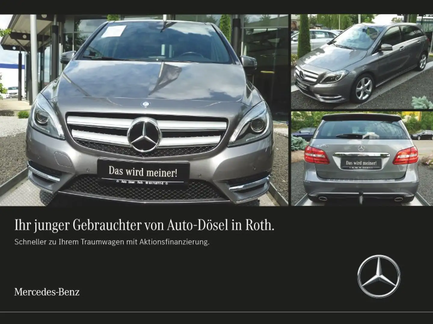 Mercedes-Benz B 200 B 200 "SPORTPAKET" Panorama-SD+AHK+Xenon Gris - 1
