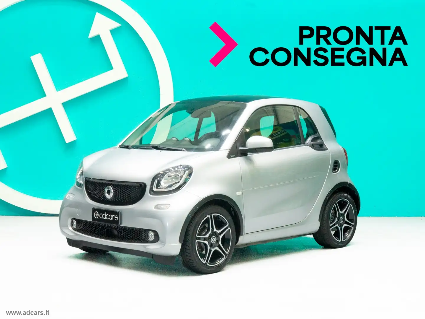 smart forTwo 90 0.9 Turbo twinam. Superpassion Grigio - 1