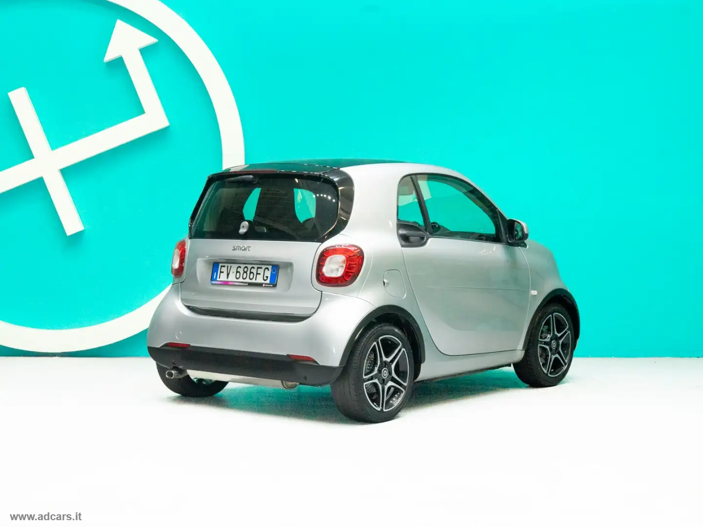 smart forTwo 90 0.9 Turbo twinam. Superpassion Grigio - 2