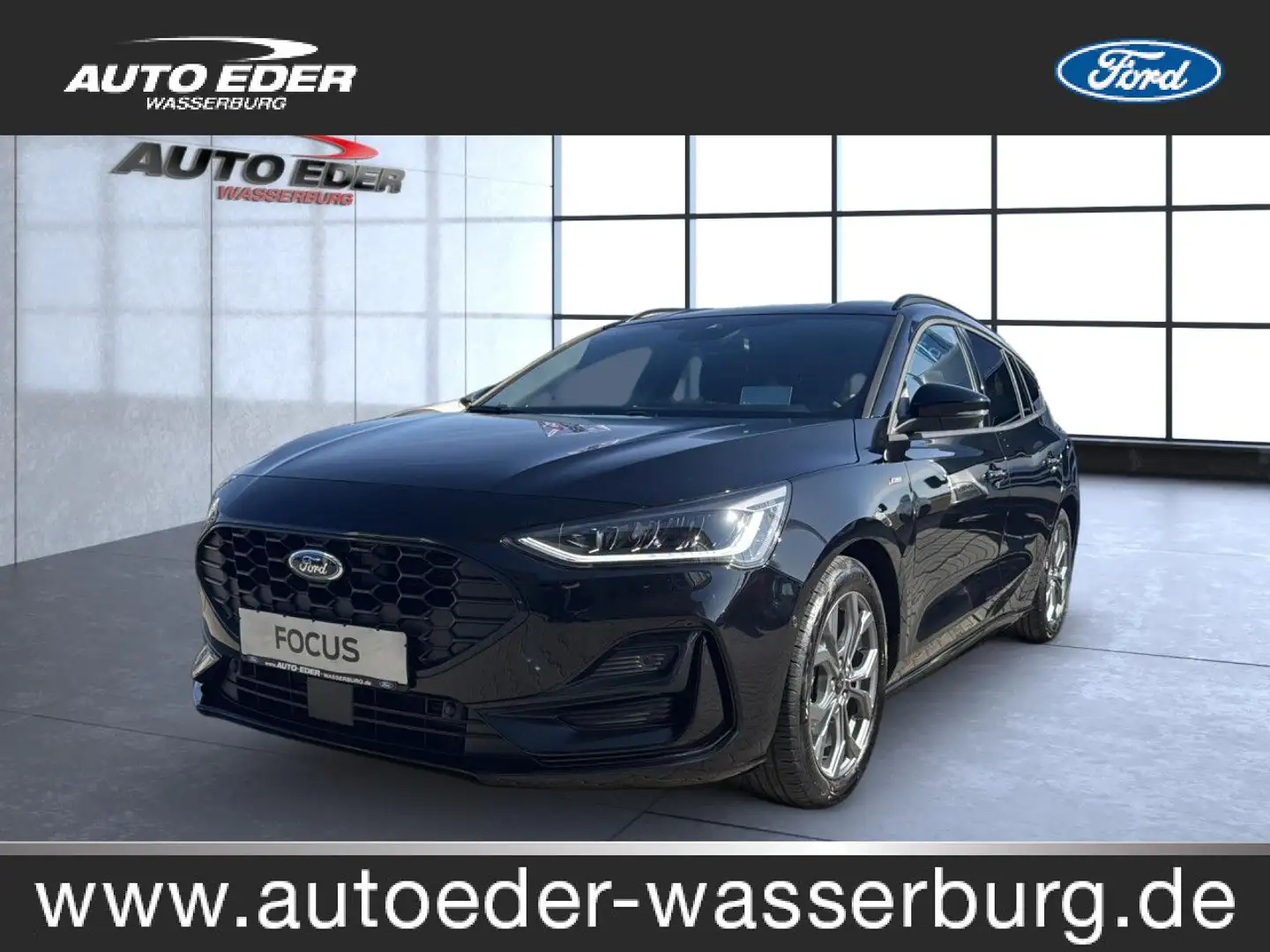 Ford Focus ST-Line 1.0 EcoBoost Hybrid Sportpaket Navi Noir - 1