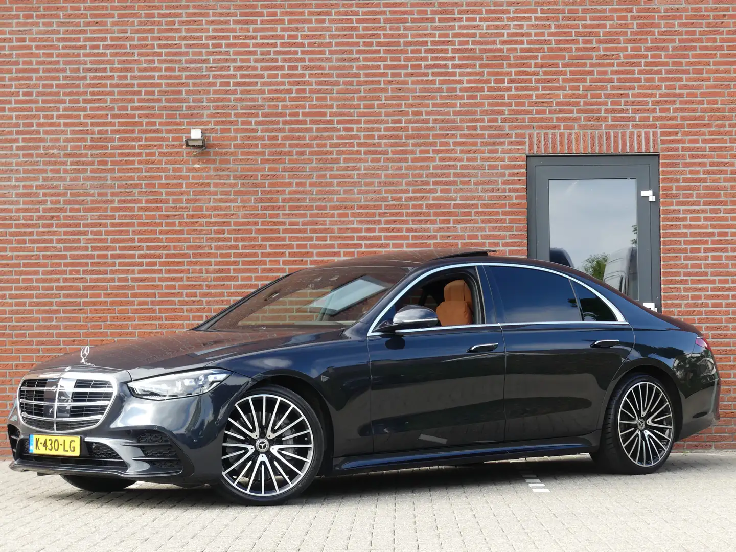 Mercedes-Benz S 400 400d 4MATIC Lang AMG Line Achterasbesturing/panora Grijs - 1