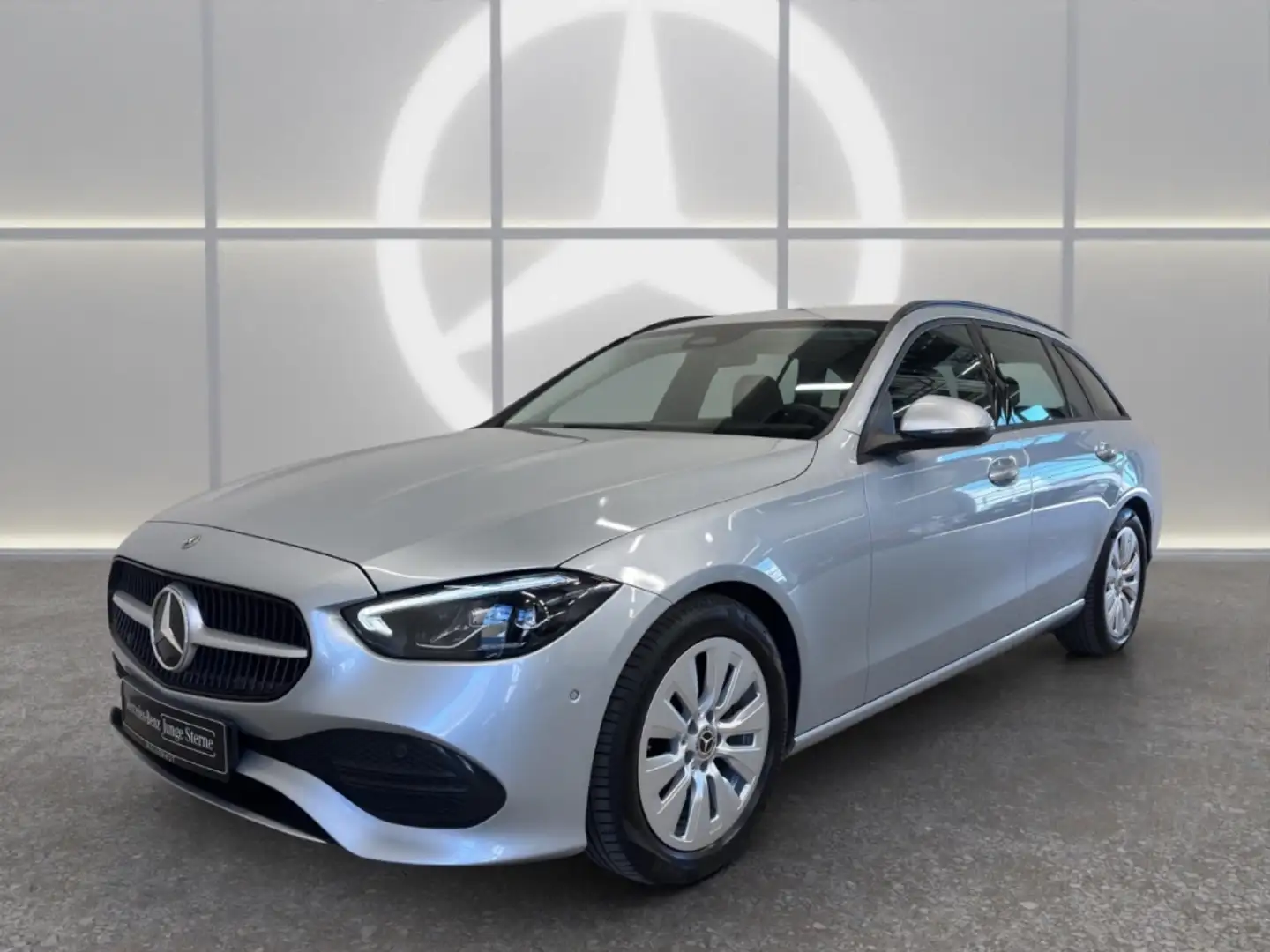 Mercedes-Benz C 220 d T BUS+RFK+VERK.ASS+MBUX NAVI-PREMIUM+LED Argento - 1