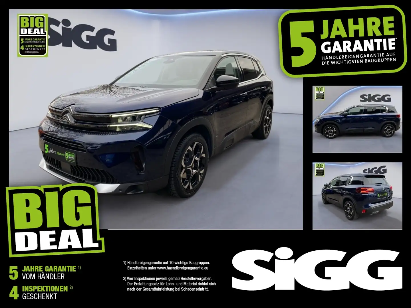 Citroen C5 Aircross 1.2 PureTech 130 PLUS Klimaautomatik Blau - 1