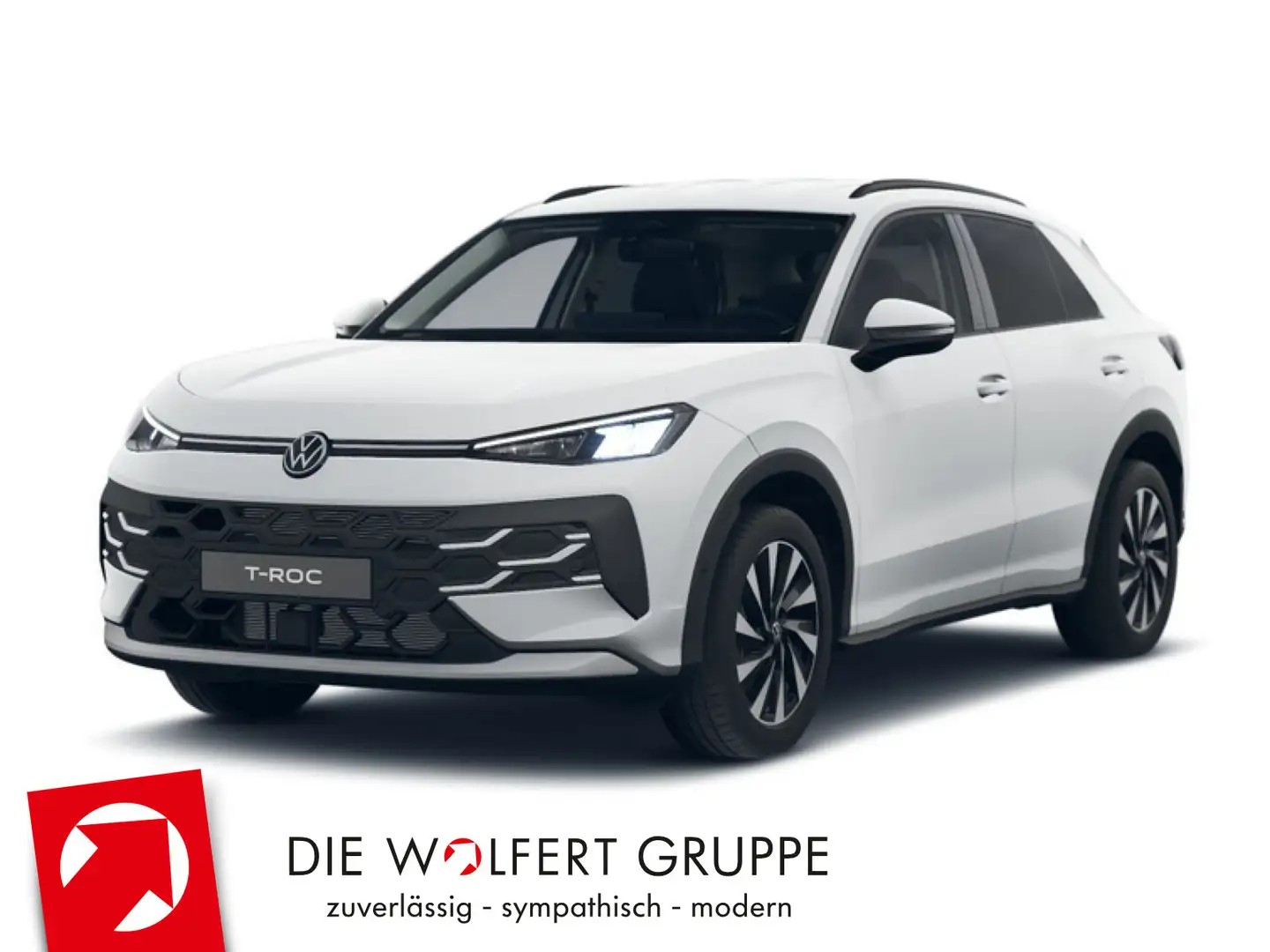 Volkswagen T-Roc Life 1.5 eTSI OPF (116 PS) DSG *GANZJAHRES Blanc - 1