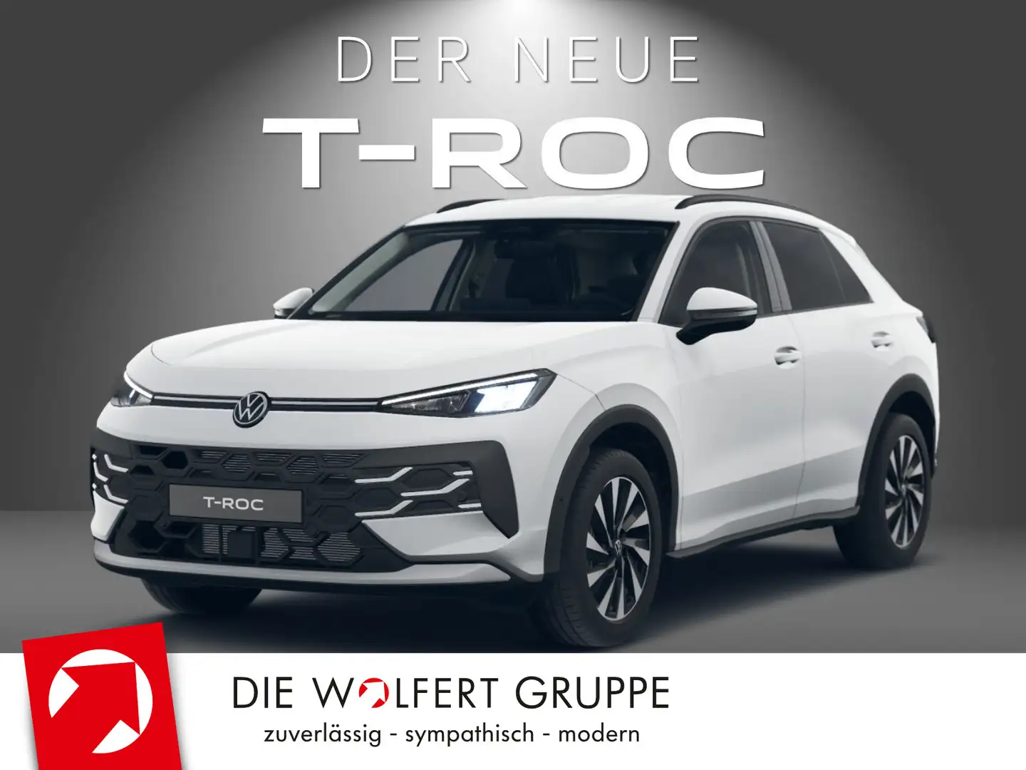 Volkswagen T-Roc Life 1.5 eTSI OPF (116 PS) DSG *GANZJAHRES Weiß - 1